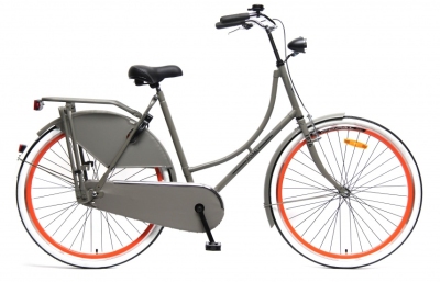 Foto van Popal omafiets 28 inch 57 cm dames terugtraprem donker grijs via internet-bikes
