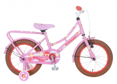 Popal omafiets 16 inch meisjes terugtraprem roze  internet-bikes
