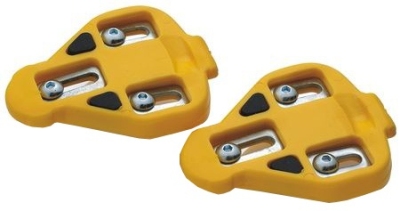 Miche schoenplaatjes set vast geel  internet-bikes