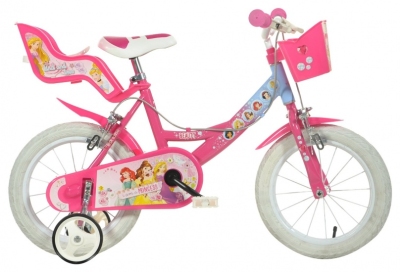 Foto van Dino 144r pss princess 14 inch meisjes v brake roze via internet-bikes