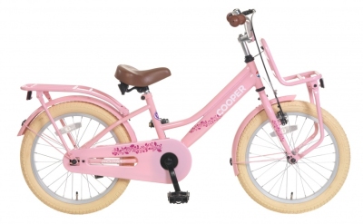 Foto van Popal cooper 18 inch 30 cm meisjes terugtraprem roze via internet-bikes