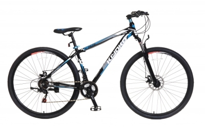 Foto van Popal kiyoko 29 inch 44 cm heren 18v schijfrem blauw/zwart via internet-bikes