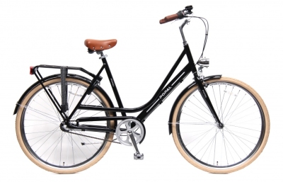 Popal elize 28 inch 50 cm dames 3v terugtraprem zwart  internet-bikes