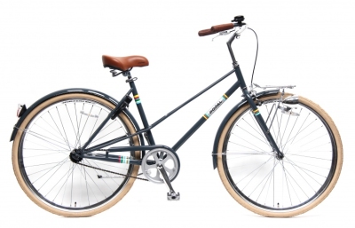 Foto van Popal capri 28 inch 57 cm dames terugtraprem grijs via internet-bikes