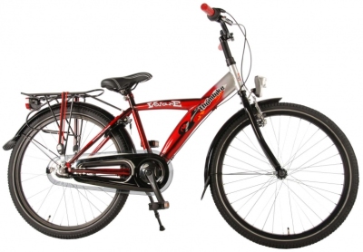 Volare thombike 24 inch 37 cm jongens 3v terugtraprem rood/zilver  internet-bikes