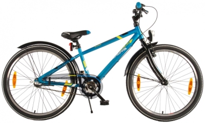 Foto van Volare blade 24 inch 28 cm jongens 3v terugtraprem blauw via internet-bikes