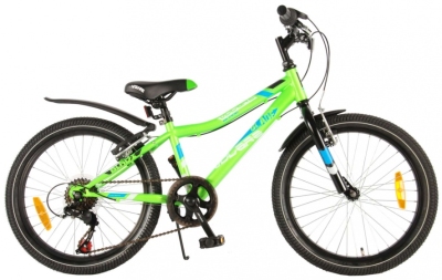 Foto van Volare blade 20 inch 25,4 cm jongens 6v v brake groen via internet-bikes