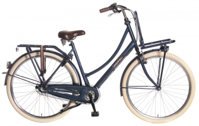 Popal county roll+ 28 inch 53 cm dames 3v v brake donker blauw  internet-bikes