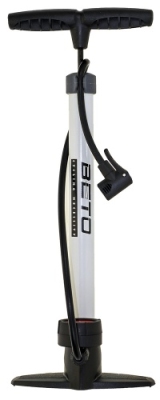 Foto van Beto vloerpomp hoge druk staal wit zwart 11 bar via internet-bikes