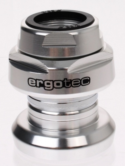 Foto van Ergotec balhoofdstel 36,0mm met draad 1 inch alloy zilver via internet-bikes