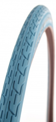 Foto van Deli tire buitenband 28 x 1 1/2 (40 635) licht blauw via internet-bikes