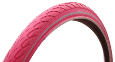 Foto van Deli tire buitenband 28 x 1 1/2 (40 635) roze via internet-bikes