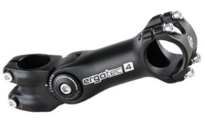 Foto van Ergotec stuurpen voorbouw verstelbaar octopus 2 28,6/125/25,4mm zwart via internet-bikes