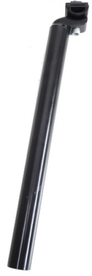 Foto van Ergotec zadelpen vast patent 29,4 x 350 mm aluminium zwart via internet-bikes