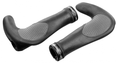 Ergotec handvat oslo aksb 09.2/2 138 / 138 mm gel zwart grijs  internet-bikes