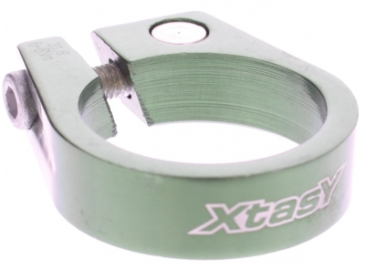 Xtasy zadelpenklem sci 105 34,9 mm aluminium groen  internet-bikes