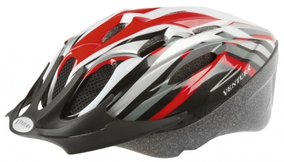 Ventura helm kind rood zwart wit maat 48/54 cm  internet-bikes