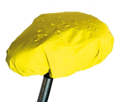 Foto van Haberland regenhoes voor zadel universeel geel via internet-bikes