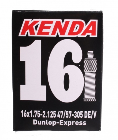 Foto van Kenda binnenband 16 x 1.75 2.125 (47/57 305) dv 28 mm via internet-bikes