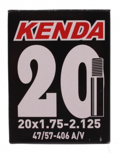 Foto van Kenda binnenband 20 x 1.75/2.125 (47/57 406) av 35 mm via internet-bikes