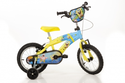 Dino 165xc spo spongebob 16 inch jongens v brake geel  internet-bikes