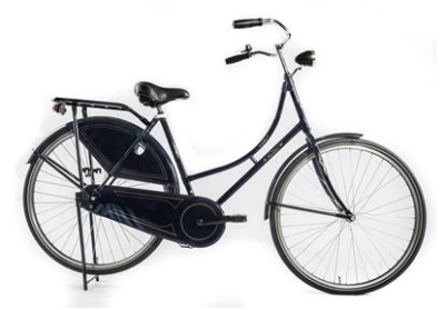 Foto van Altec basic 28 inch 52 cm dames terugtraprem blauw via internet-bikes
