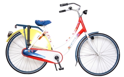 Sparta granny 28 inch 53 cm dames terugtraprem multicolor  internet-bikes