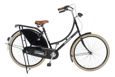 Foto van Avalon classic de luxe 28 inch 50 cm dames 3v terugtraprem zwart via internet-bikes