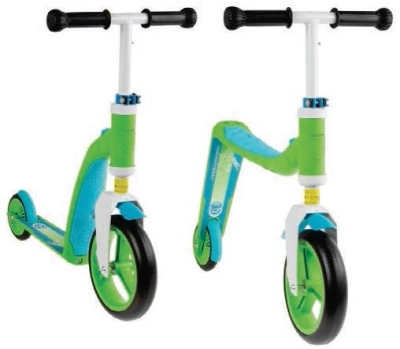 Foto van Scoot and ride highwaybaby junior voetrem groen/blauw via internet-bikes