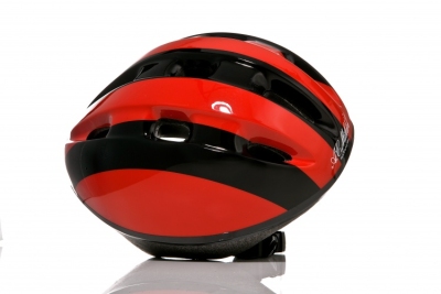 Dino helm ac milan kind rood zwart maat 52/56 cm  internet-bikes