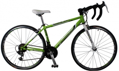 Foto van Marlin ventoux 24 inch 36 cm jongens 21v v brake groen via internet-bikes