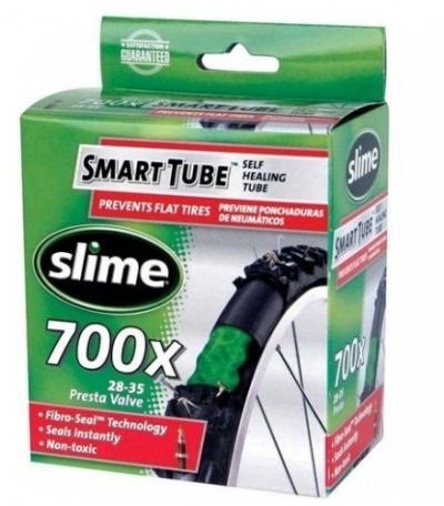 Foto van Slime binnenband 28 x 1.10/1.25(28/32 622) fv 48 mm via internet-bikes