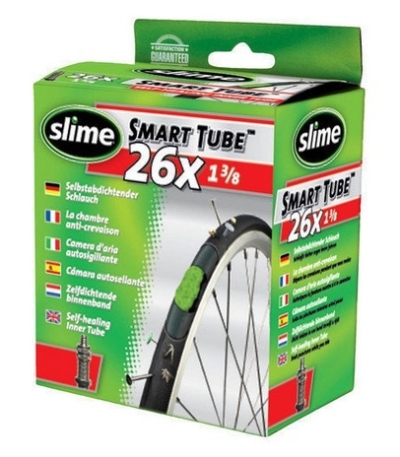 Foto van Slime binnenband 26 x 1 3/8(35/37 590) dv 30 mm via internet-bikes