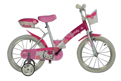 Dino 156nk hk hello kitty 16 inch meisjes terugtraprem roze  internet-bikes