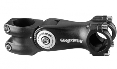 Foto van Ergotec stuurpen voorbouw verstelbaar octopus 2 28,6/105/25,4 mm zwart via internet-bikes