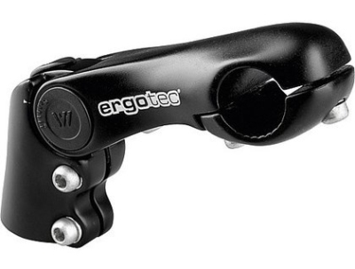 Foto van Ergotec stuurpen voorbouw verstelbaar kobra vario 28,6/110/25,4mm zwart via internet-bikes