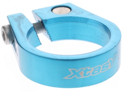 Foto van Xtasy zadelpenklem sci 105 31,8 mm blauw via internet-bikes