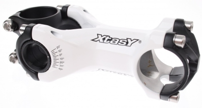 Xtasy stuurpen voorbouw verstelbaar swell r 28,6/100/31,8 mm wit  internet-bikes