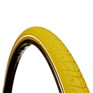 Foto van Dutch perfect buitenband no puncture 28 x 1 1/2 (40 635) geel via internet-bikes