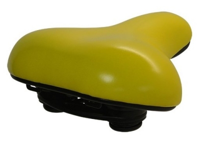 Dutch perfect zadel comfort geel  internet-bikes