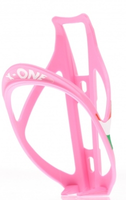 Foto van Roto x one kunststof bidonhouder 25 gram roze via internet-bikes