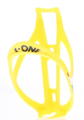 Foto van Roto x one kunststof bidonhouder 25 gram geel via internet-bikes