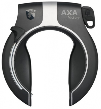 Axa ringslot victory art 2 zwart met streep grijs  internet-bikes