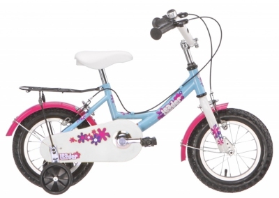 Foto van Leader kid girl 14 inch 24 cm meisjes v brake blauw via internet-bikes