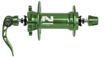 Foto van Novatec schijfremnaaf voor superlight 3 in 1 32 gaats groen via internet-bikes