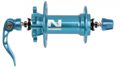 Foto van Novatec schijfremnaaf voor superlight 3 in 1 32 gaats blauw via internet-bikes