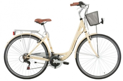 Foto van Excel central park 28 inch 46 cm dames 18v v brake creme via internet-bikes