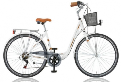 Foto van Excel central park 28 inch 46 cm dames 18v v brake wit via internet-bikes