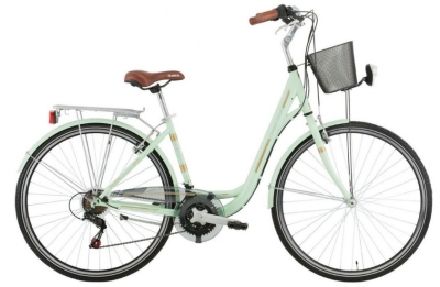 Foto van Excel central park 28 inch 46 cm dames 6v v brake groen via internet-bikes