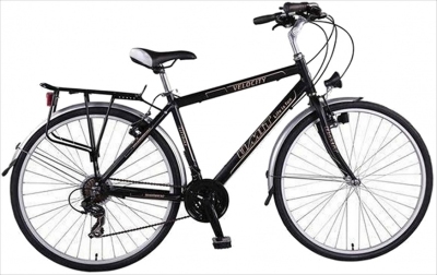 Foto van Umit velo city 28 inch 51 cm heren 21v v brake zwart via internet-bikes